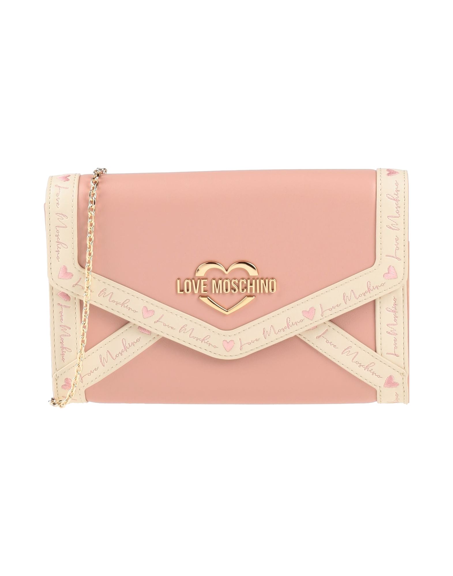 Love Moschino Handbags In Blush