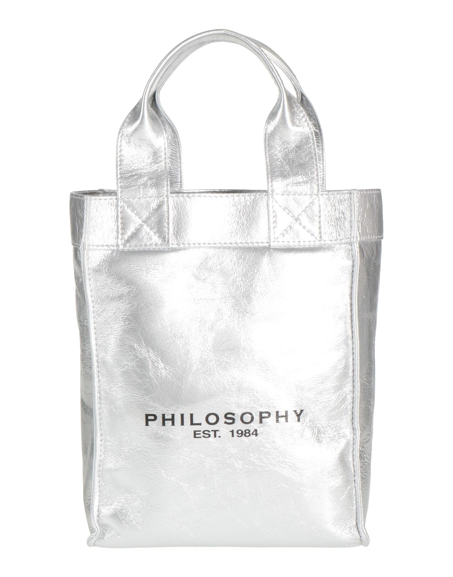 Philosophy Di Lorenzo Serafini Handbags In Silver