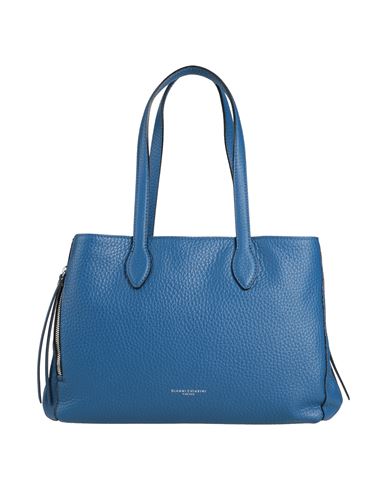 Gianni Chiarini Woman Handbag Navy Blue Size - Soft Leather