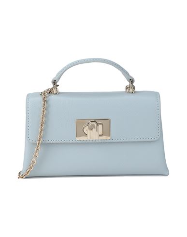 Furla Woman Handbag Sky Blue Size - Soft Leather