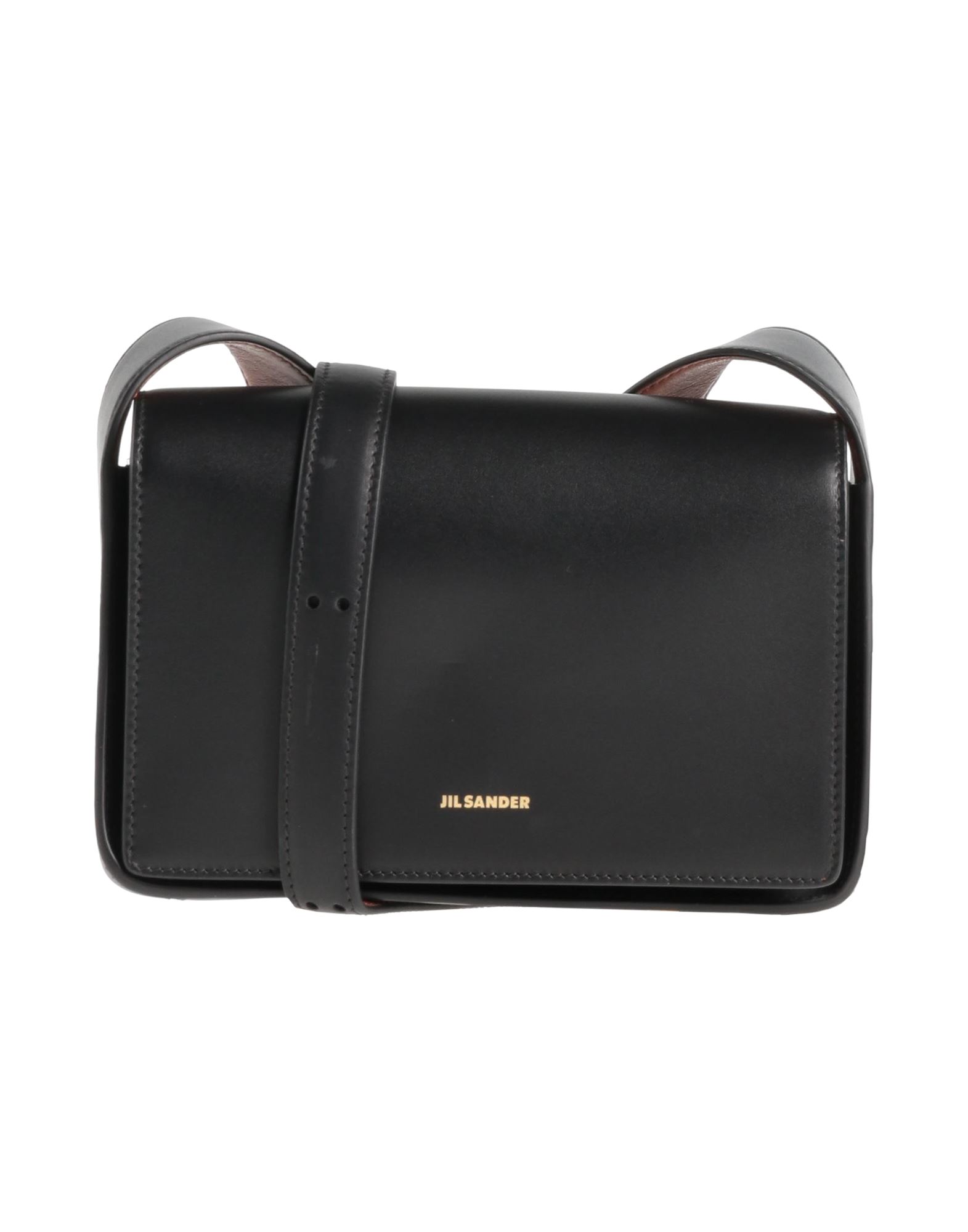 Jil Sander Leather Handbag In Black