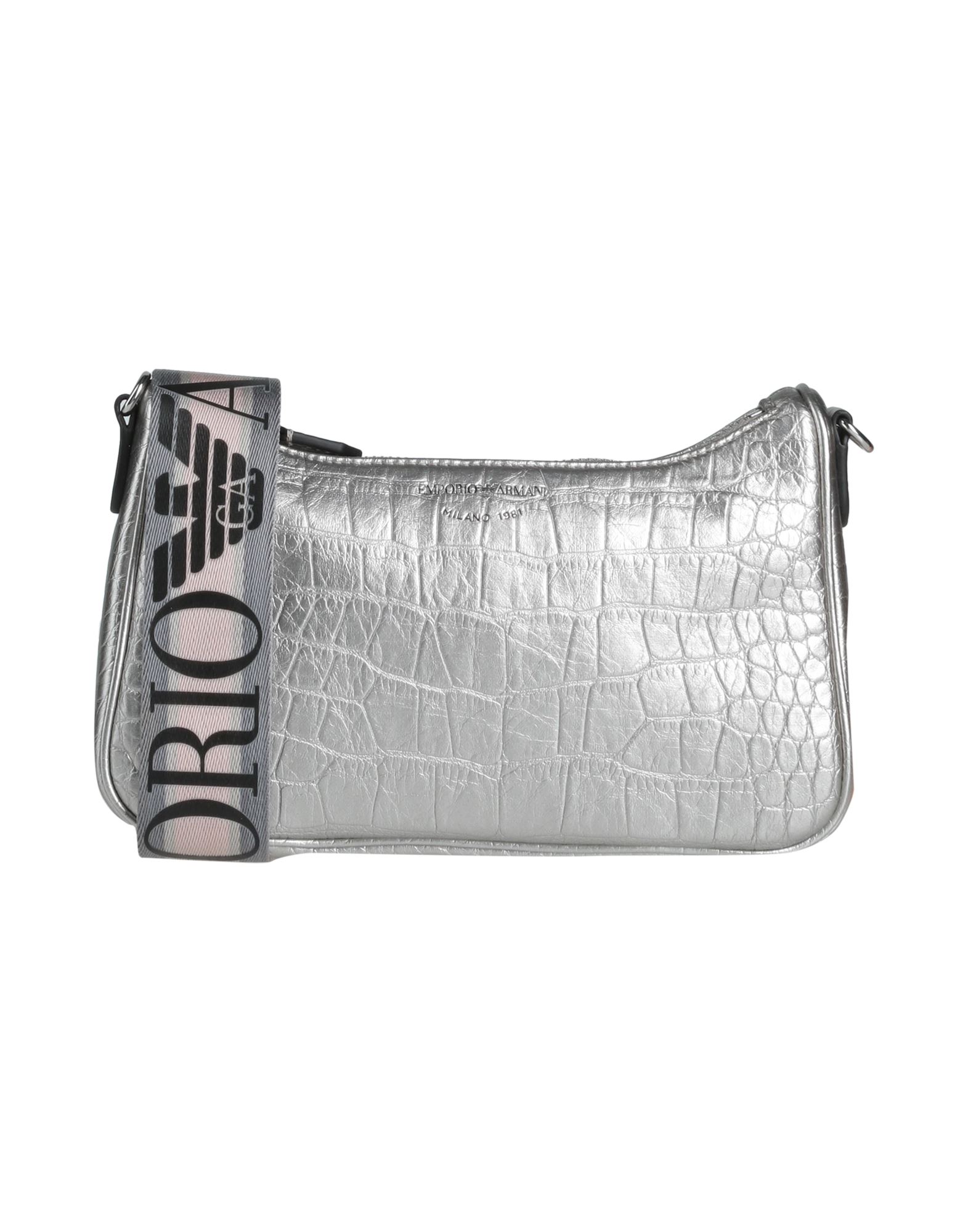 Emporio Armani Handbags In Silver | ModeSens