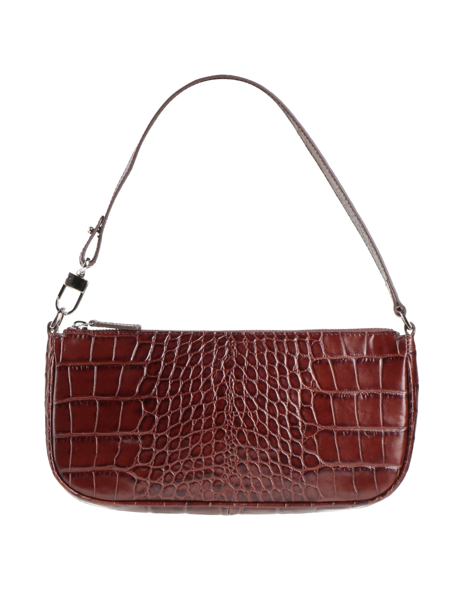 Shop By Far Woman Handbag Dark Brown Size - Soft Leather