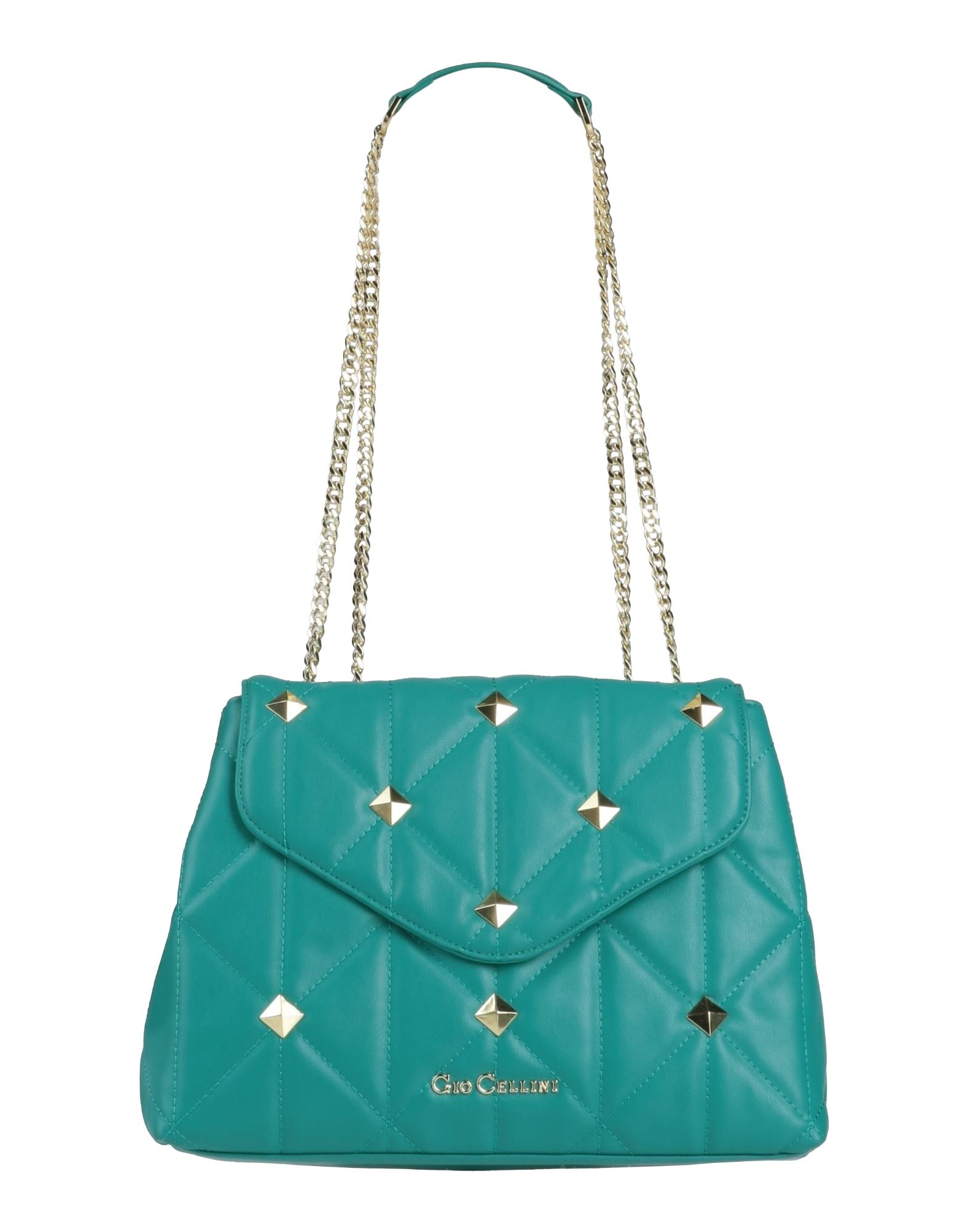 GIO CELLINI MILANO GIO CELLINI MILANO WOMAN SHOULDER BAG DEEP JADE SIZE - POLYURETHANE