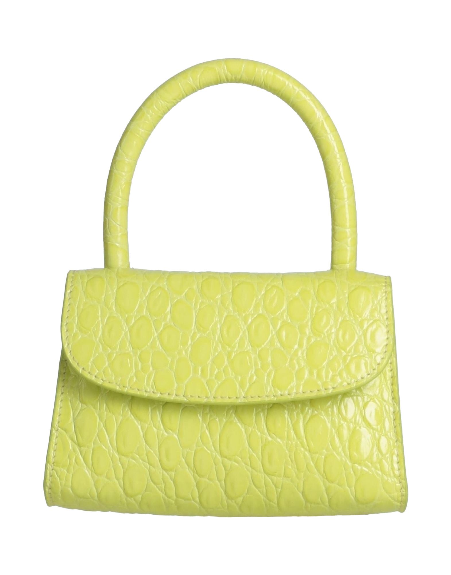 Mini rachel acid green circular croco embossed leather bag | Designer  Collection | Coveti