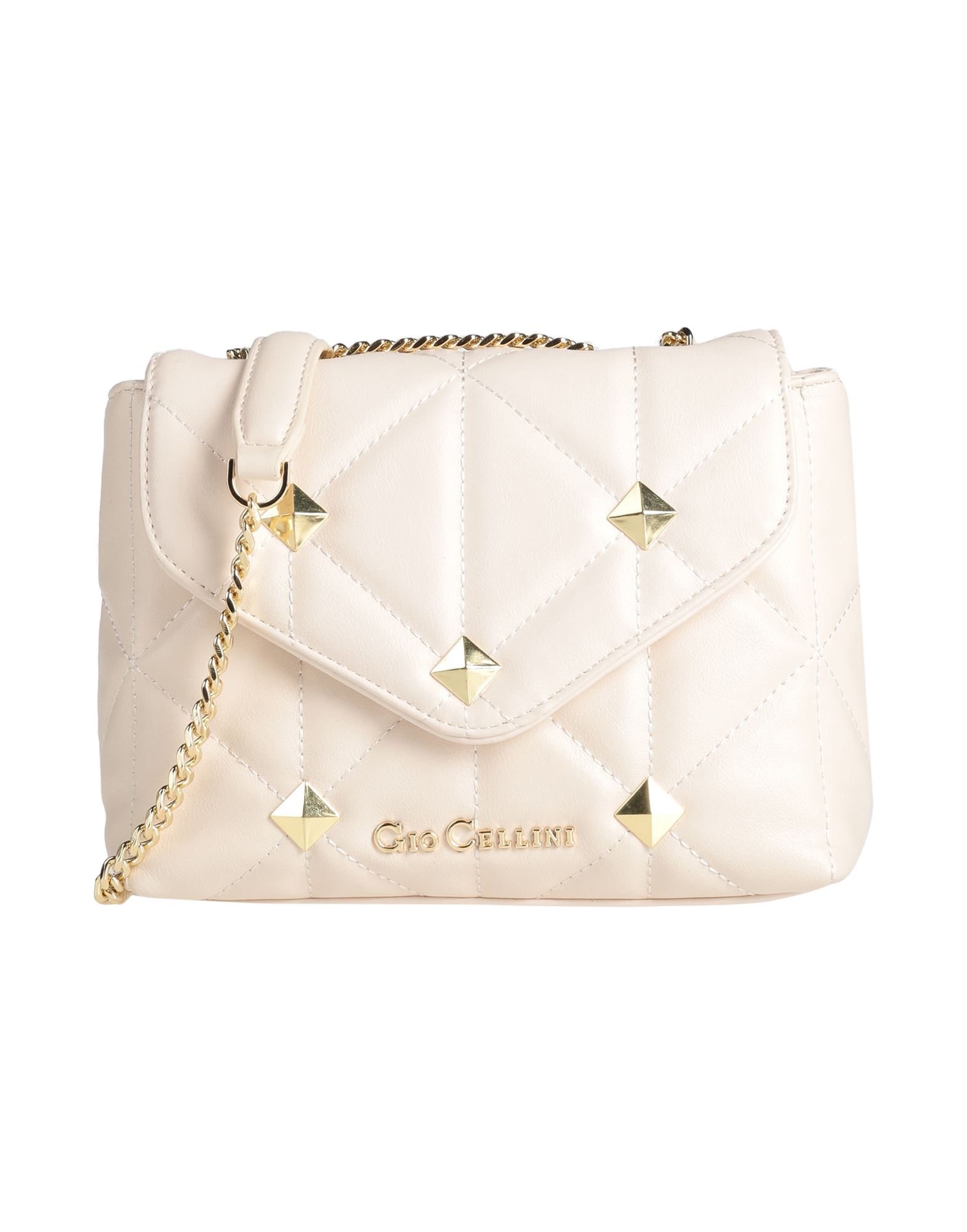 Shop Gio Cellini Milano Handbags In Beige