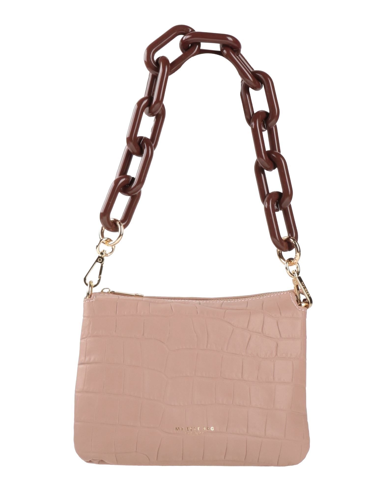 Shop My-best Bags Woman Handbag Blush Size - Bovine Leather In Pink