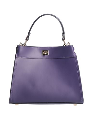 Gianni Notaro Woman Handbag Purple Size - Calfskin