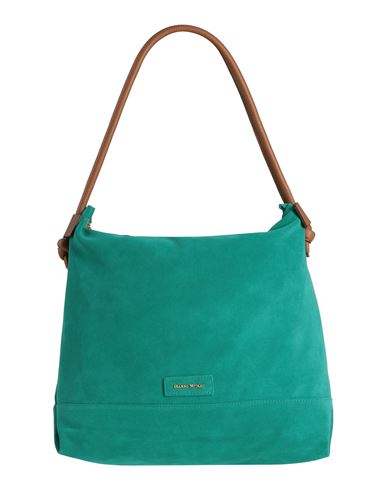 Gianni Notaro Woman Shoulder Bag Green Size - Calfskin