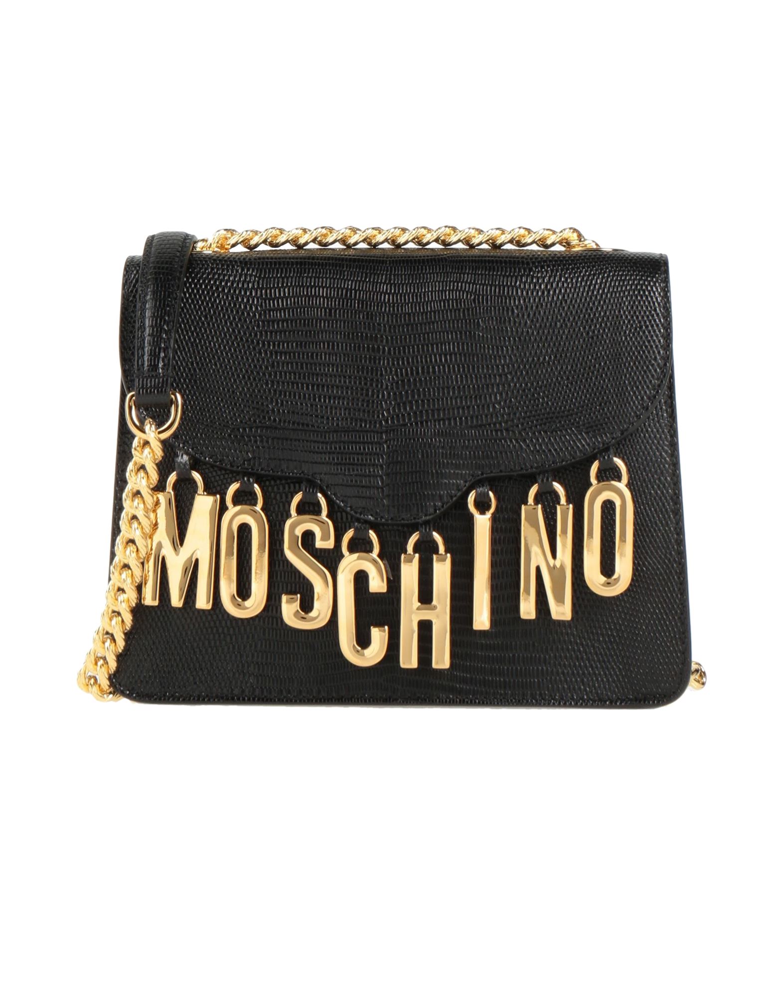 Shop Moschino Handbags In Black