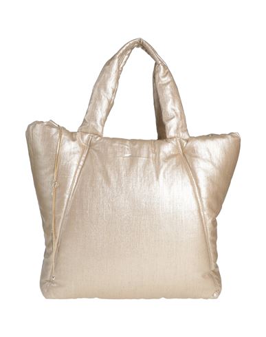Simona Corsellini Woman Handbag Gold Size - Textile Fibers