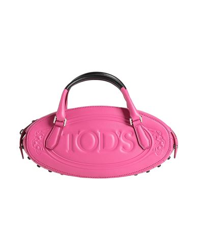 Tod's Woman Handbag Magenta Size - Soft Leather In Magenta