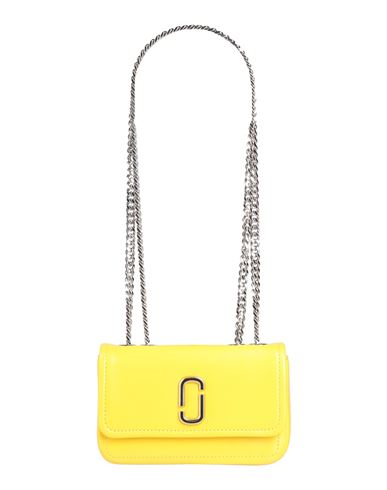 Shop Marc Jacobs Woman Shoulder Bag Yellow Size - Lambskin