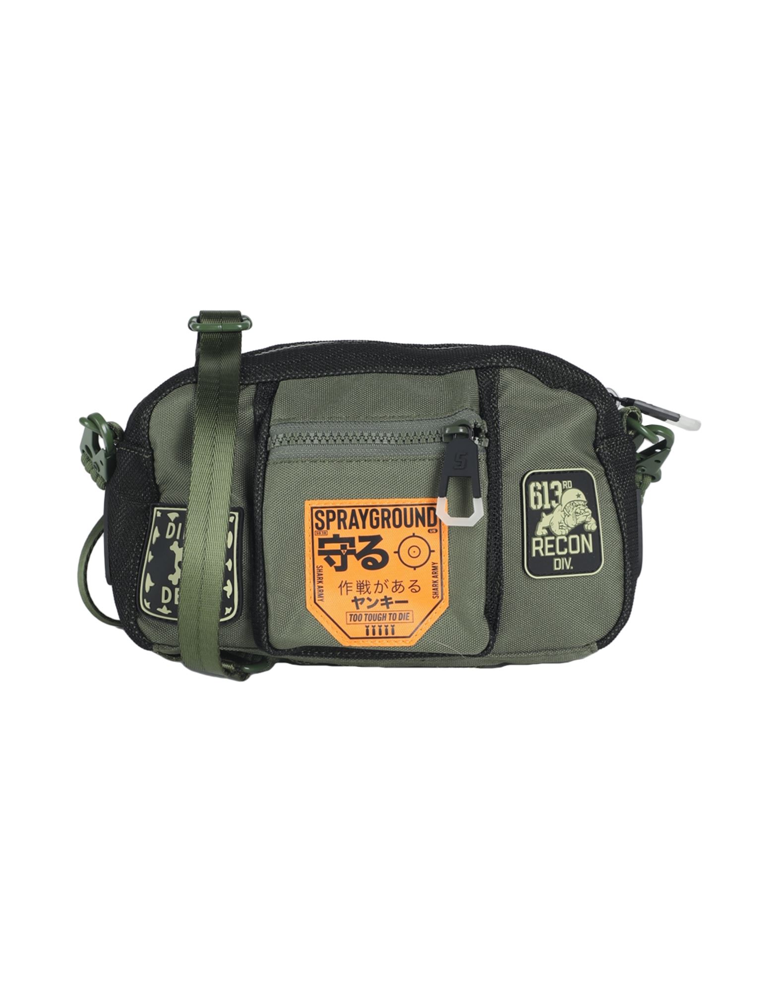 Sprayground Handbags In Military Green