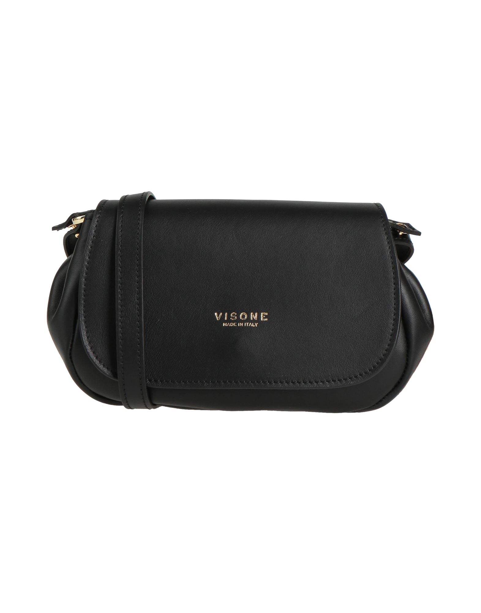 Visone Handbags In Black