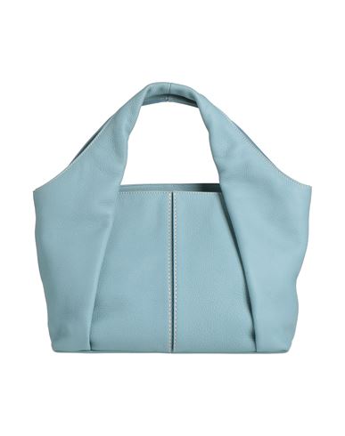 Tod's Woman Handbag Light Blue Size - Calfskin In Blue