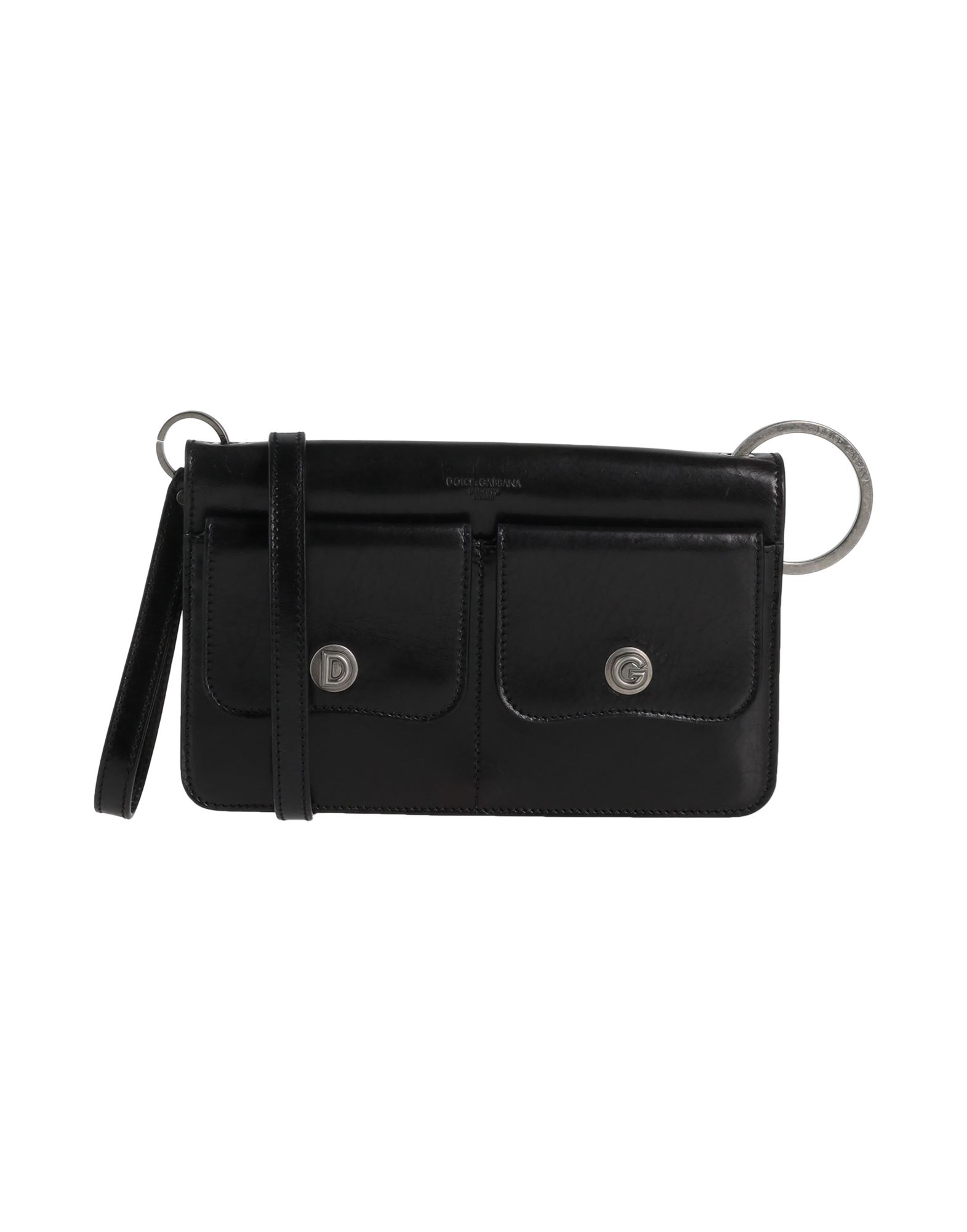 Dolce & Gabbana Man Cross-body Bag Black Size - Soft Leather