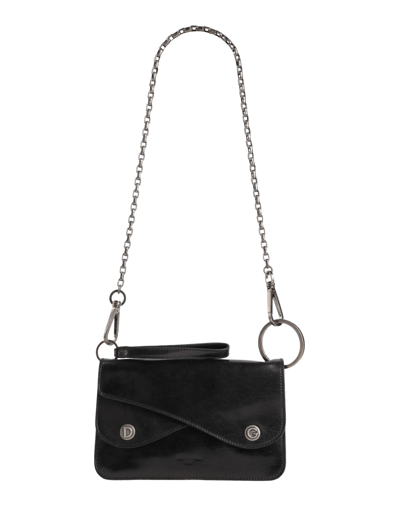 Dolce & Gabbana Man Shoulder Bag Black Size - Soft Leather