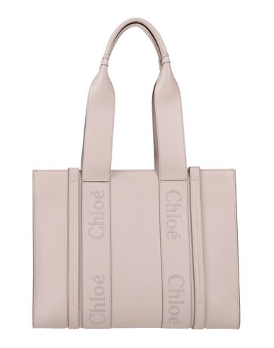 Chloé Woman Shoulder Bag Light Grey Size - Soft Leather