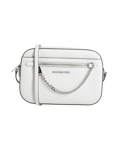 Michael Michael Kors Woman Cross-body Bag White Size - Leather In White
