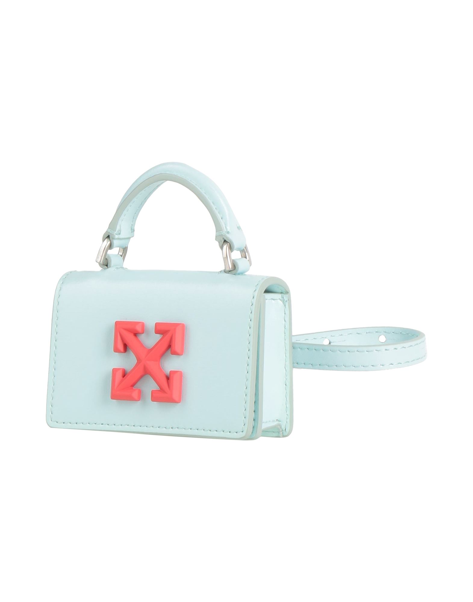 Off-white Woman Bum Bag Sky Blue Size - Soft Leather