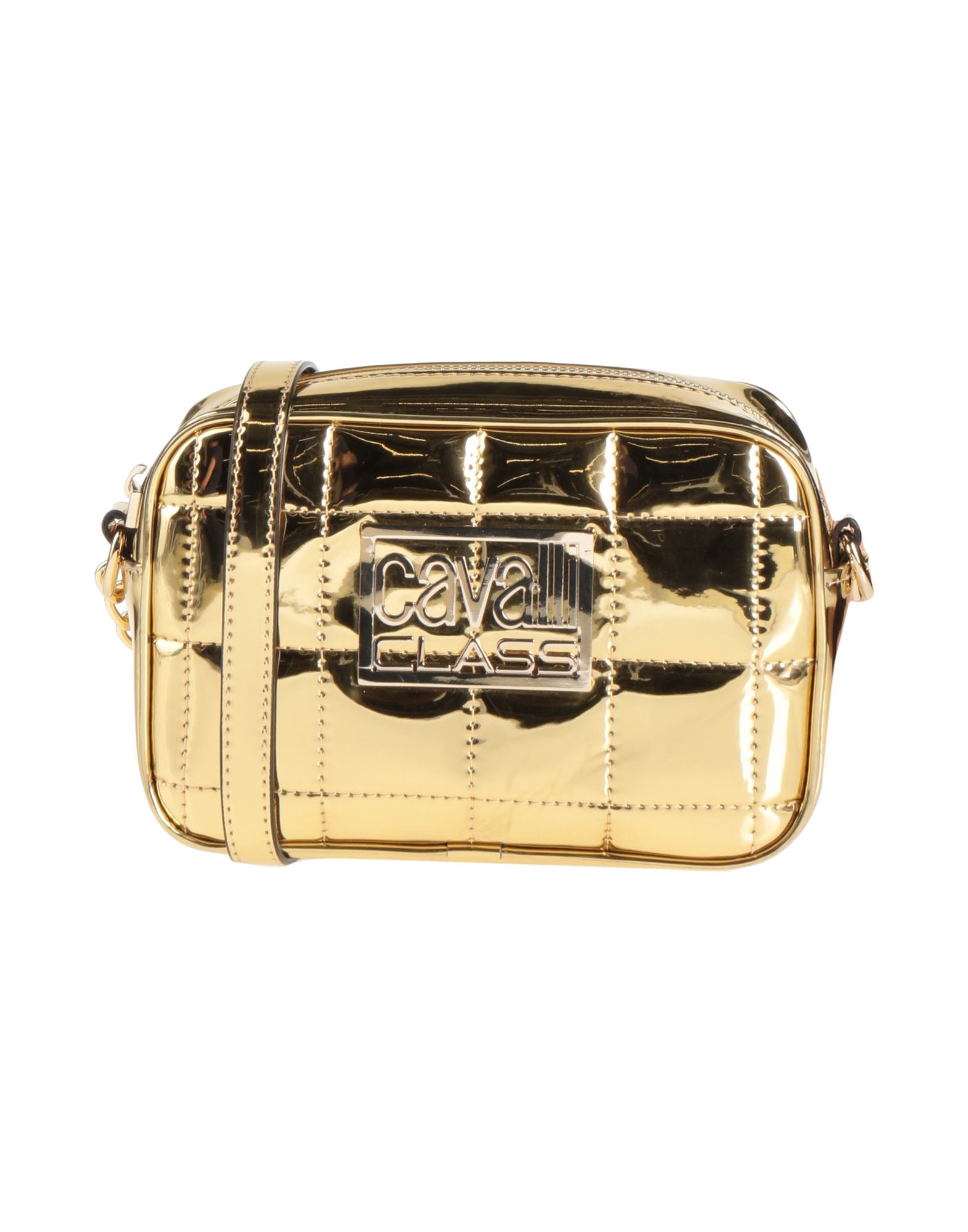 Cavalli Class Handbags In Gold