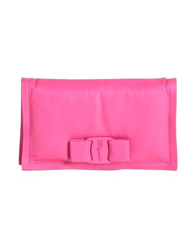 Ferragamo Woman Handbag Fuchsia Size - Calfskin In Pink