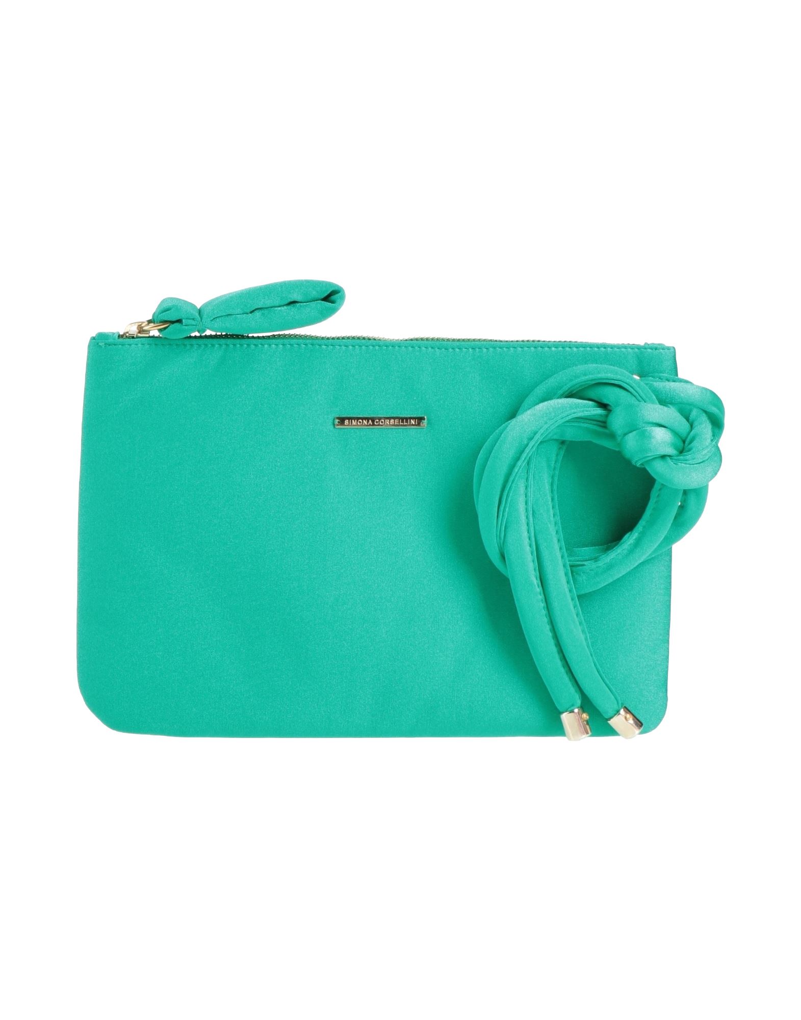 Space Simona Corsellini Handbags In Green