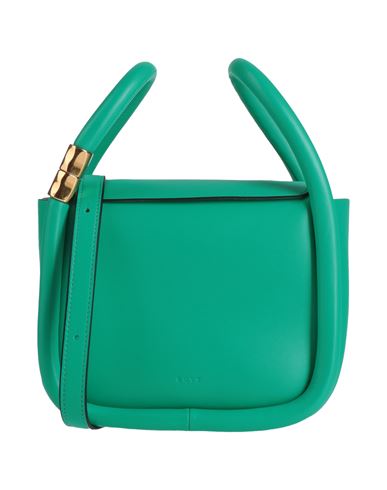 Shop Boyy Woman Handbag Emerald Green Size - Soft Leather