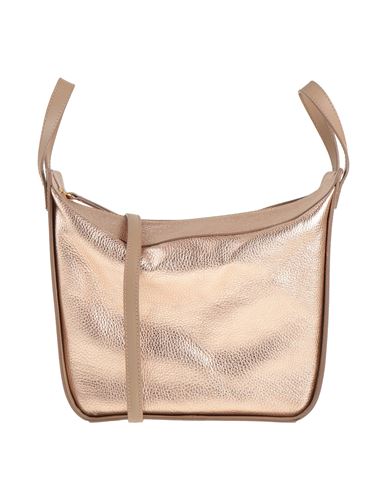 Ab Asia Bellucci Woman Handbag Gold Size - Soft Leather