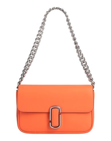 Marc Jacobs Woman Handbag Orange Size - Bovine Leather, Polyurethane