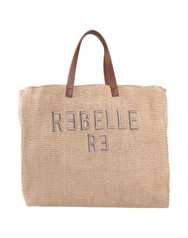 Rebelle Woman Handbag Beige Size - Cotton, Polypropylene