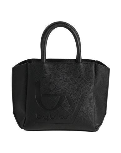Byblos Woman Handbag Black Size - Pvc - Polyvinyl Chloride