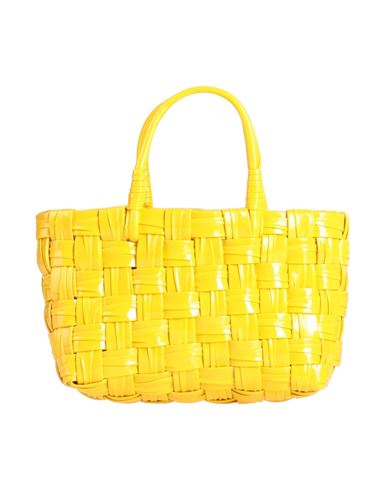 Dsquared2 Woman Handbag Ocher Size - Textile Fibers In Yellow