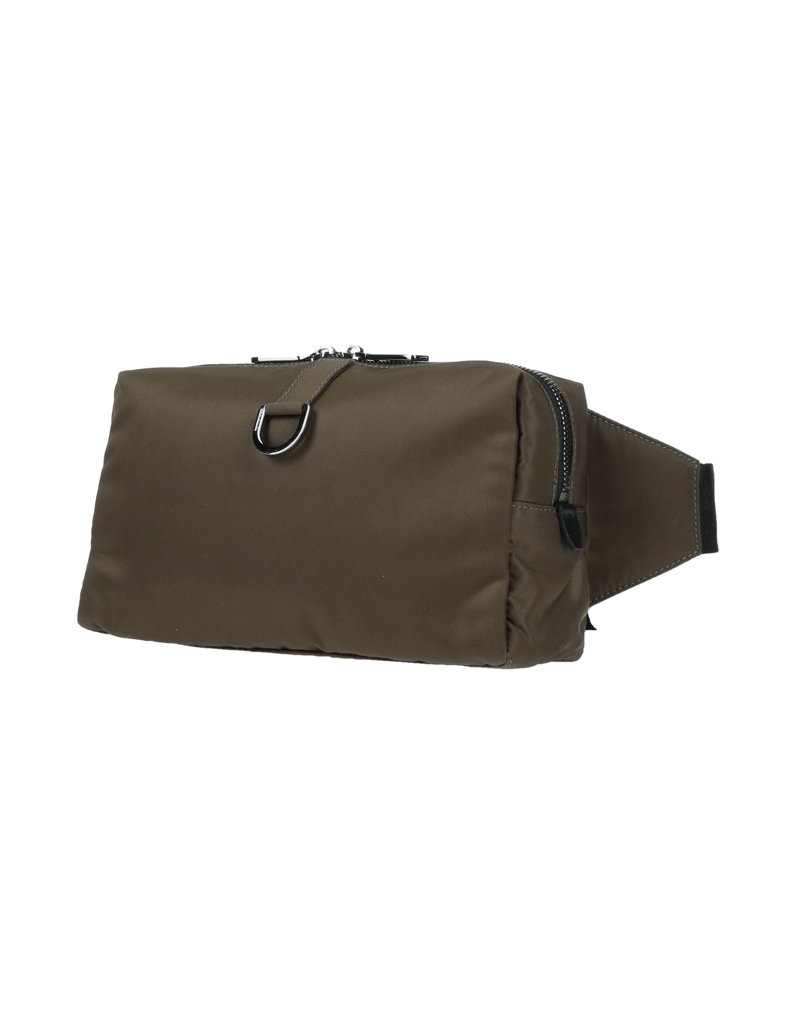 Dolce & Gabbana Man Belt Bag Military Green Size - Polyamide, Calfskin