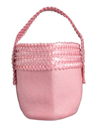 Gigi Burris Millinery Woman Handbag Pink Size - Textile Fibers, Plastic