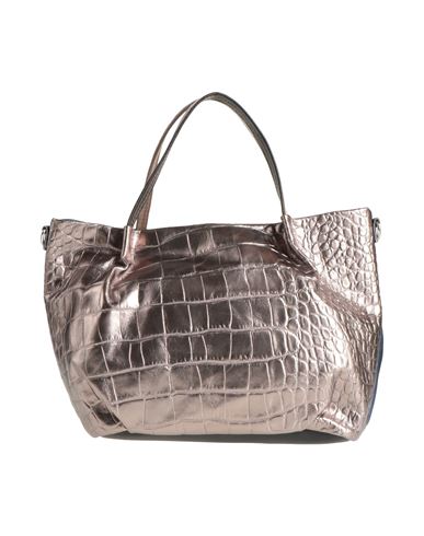Ebarrito Woman Handbag Dove Grey Size - Soft Leather