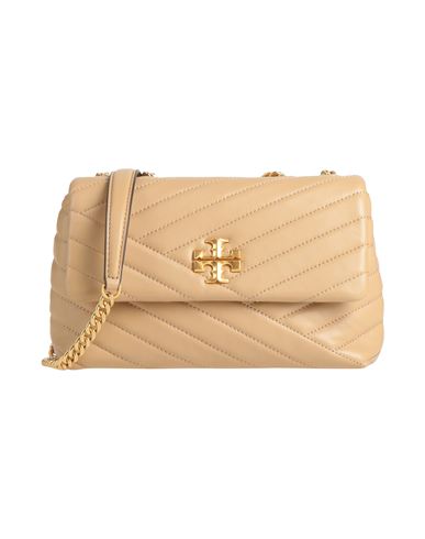 Shop Tory Burch Woman Cross-body Bag Sand Size - Soft Leather In Beige