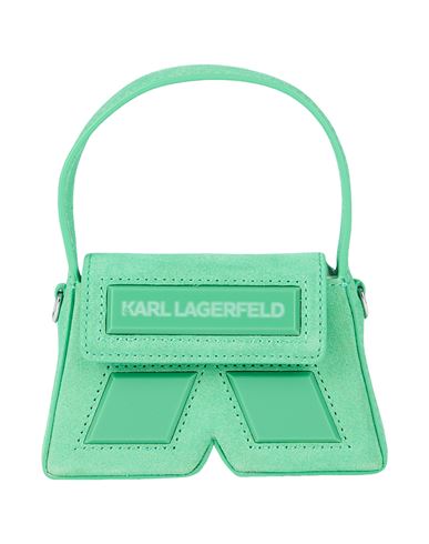 Karl Lagerfeld K/essential K Nano Bag Woman Handbag Green Size - Bovine Leather