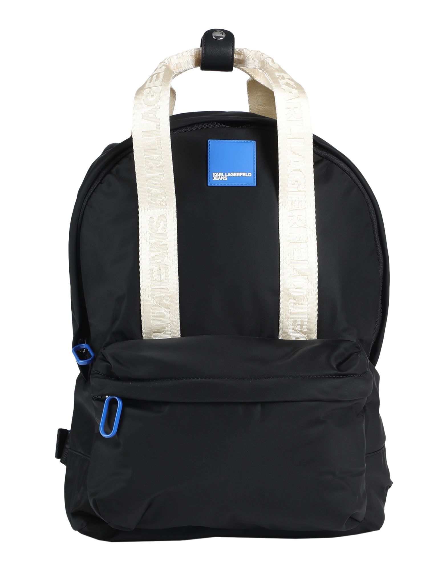 Karl Lagerfeld Jeans Logo-patch Zip-around Backpack In Black