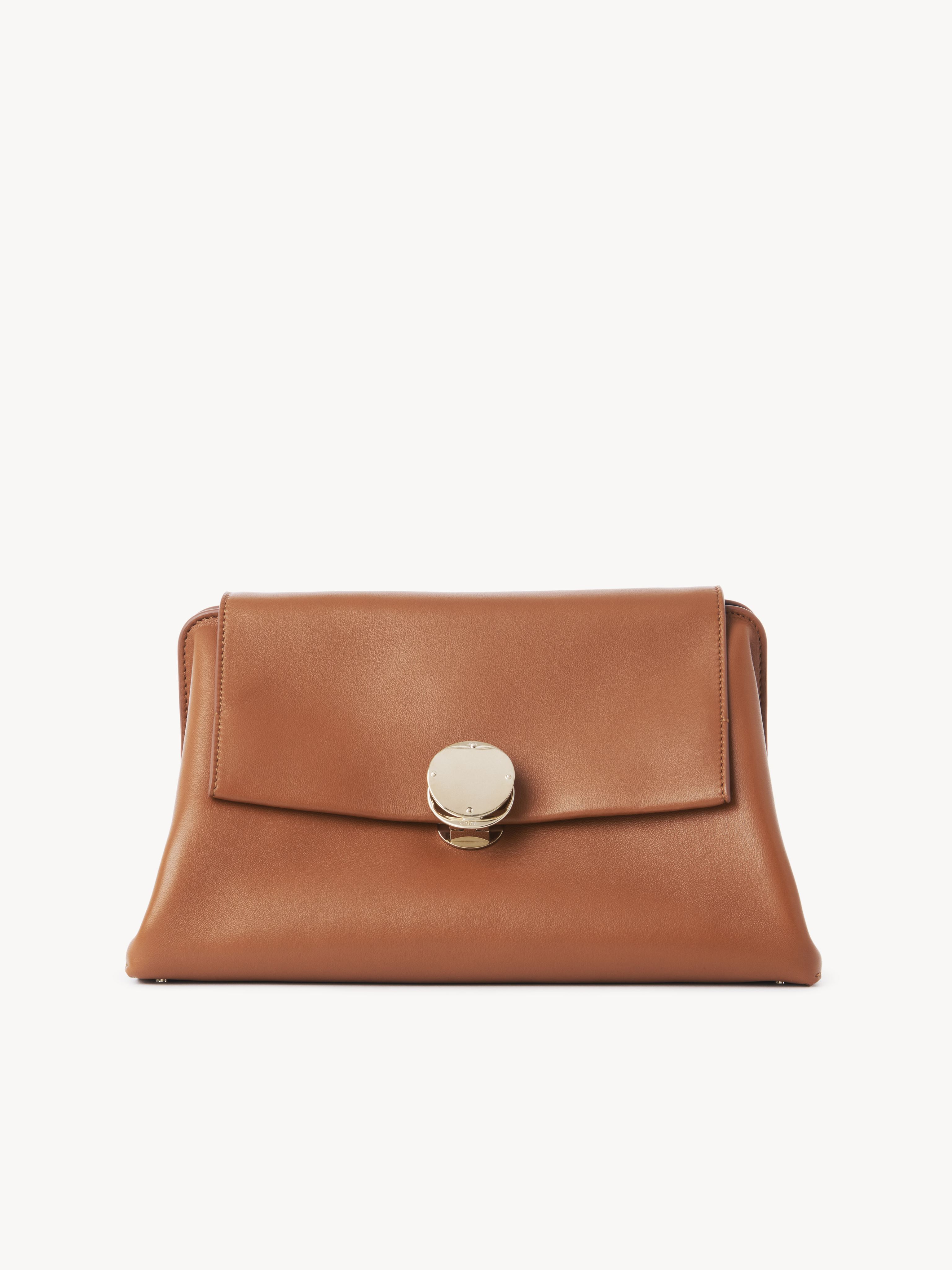 Chloé + Net Sustain Penelope Leather Clutch - Brown - One Size