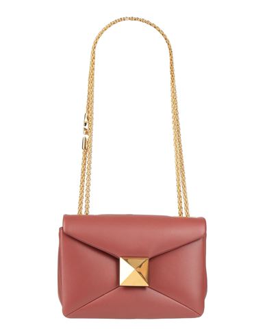 Shop Valentino Garavani Woman Shoulder Bag Pastel Pink Size - Soft Leather