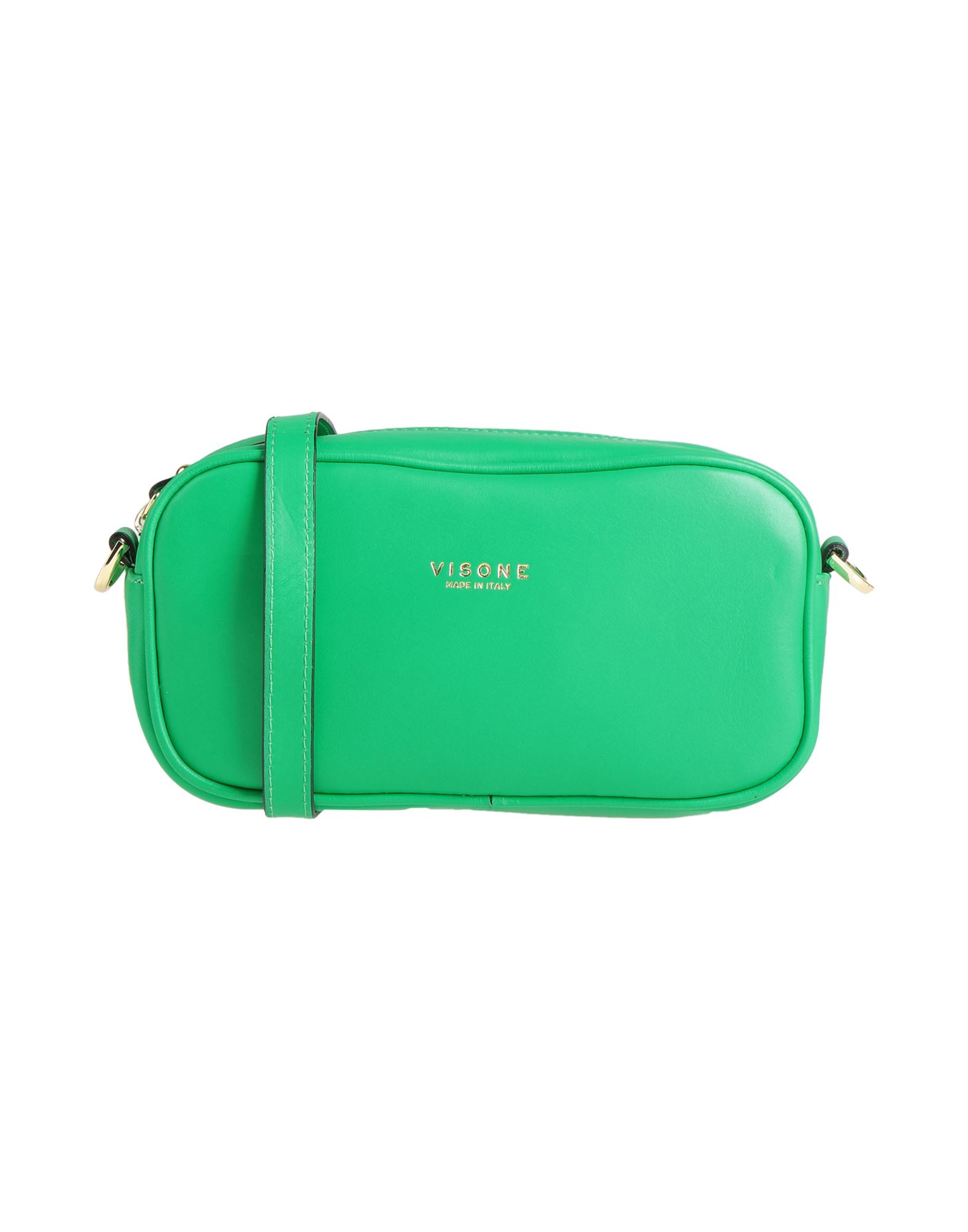 Store Tiny Mustache Visone Handbags In Green | ModeSens
