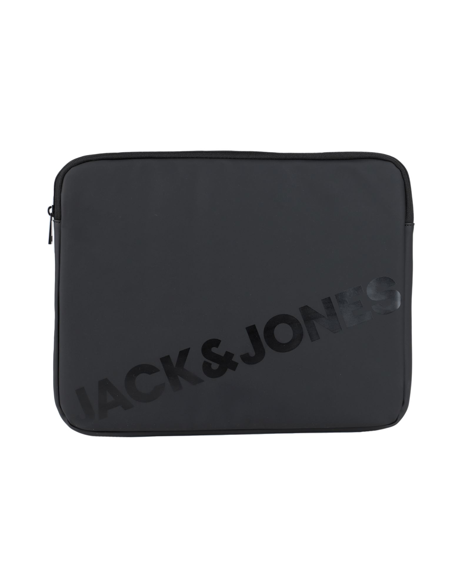 Jack & Jones Man Handbag Black Size - Polyester, Polyurethane Coated