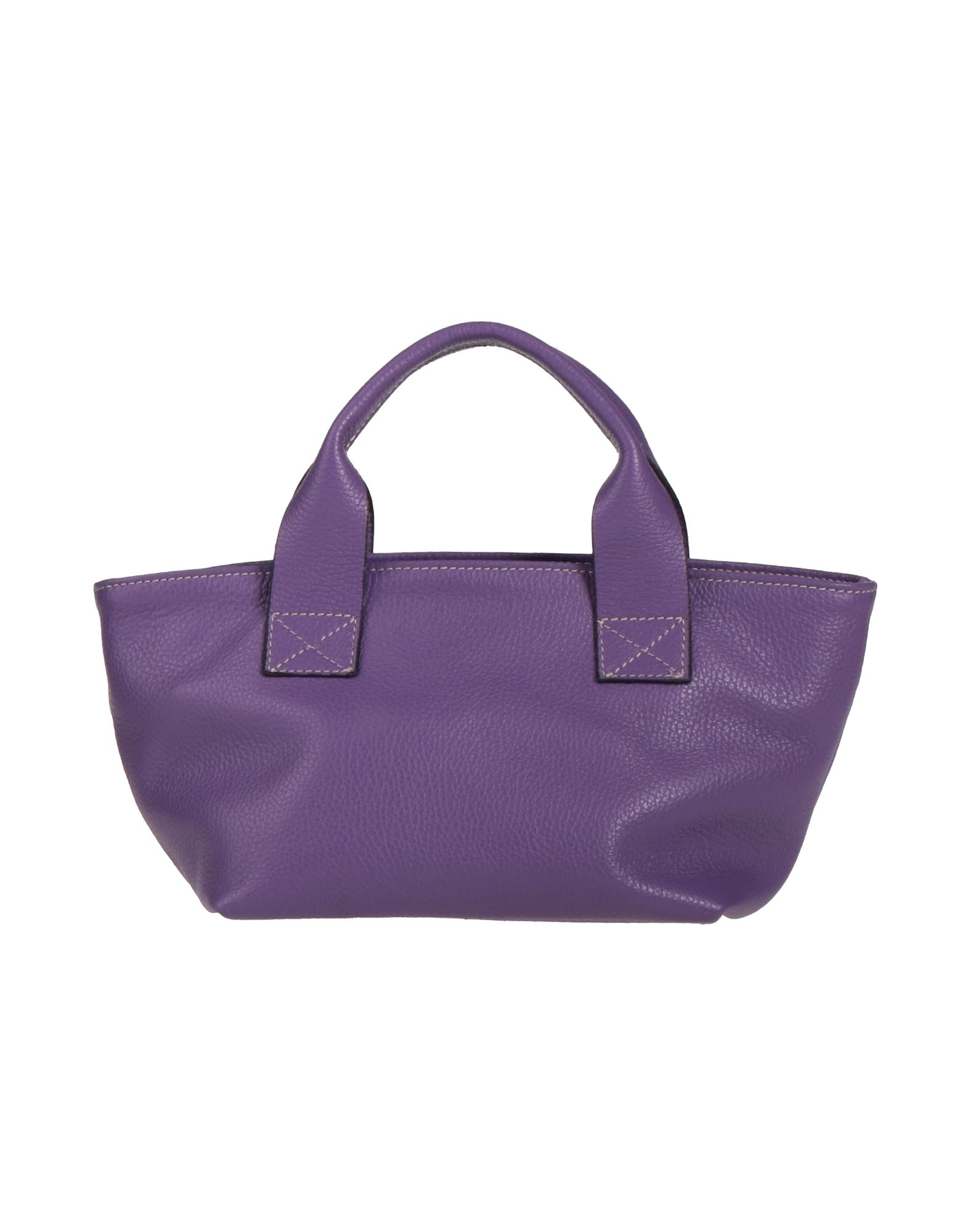 Innue' Woman Handbag Purple Size - Bovine Leather