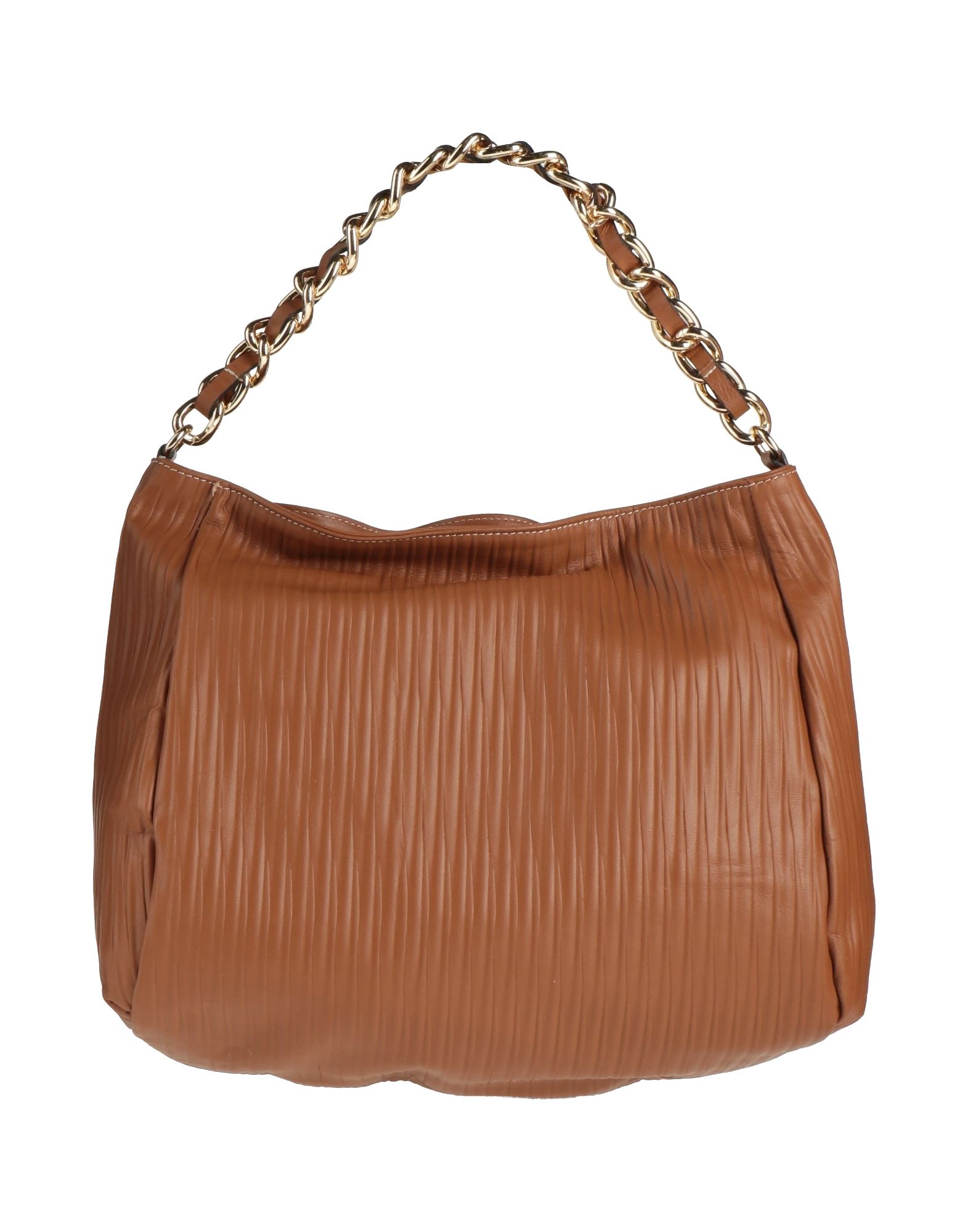Innue' Woman Handbag Tan Size - Cow Leather In Brown