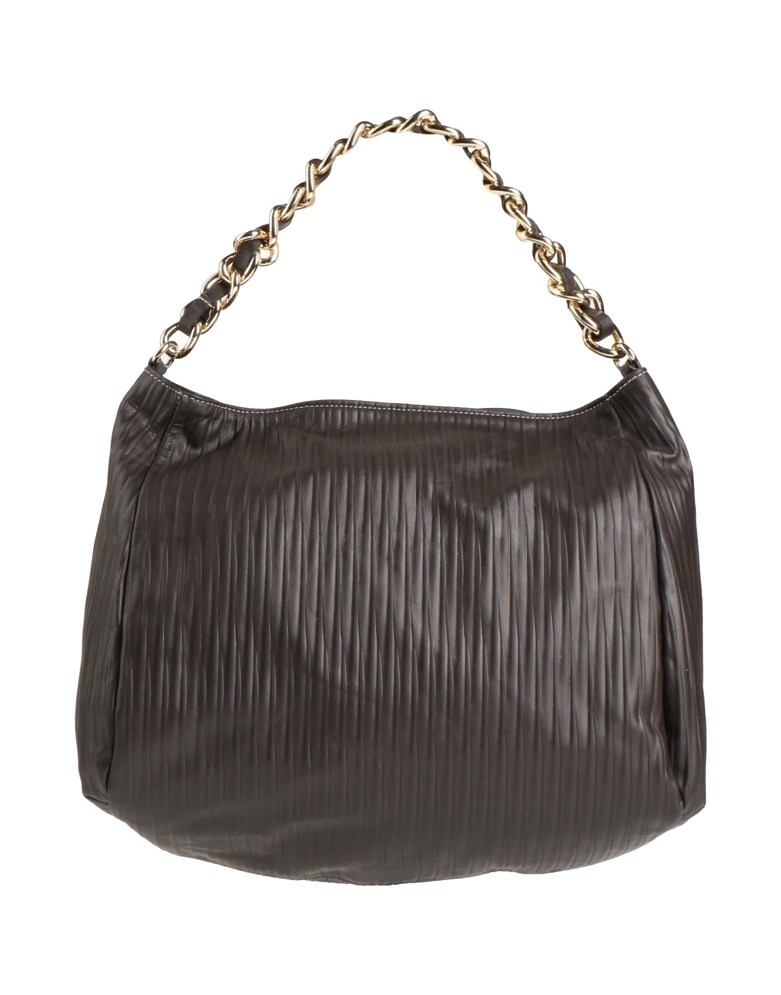 Innue' Woman Handbag Dark Brown Size - Bovine Leather
