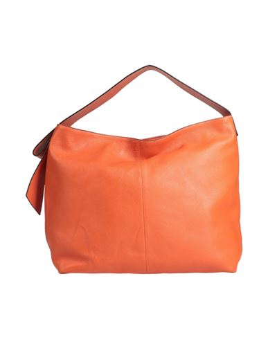 Innue' Woman Handbag Orange Size - Leather