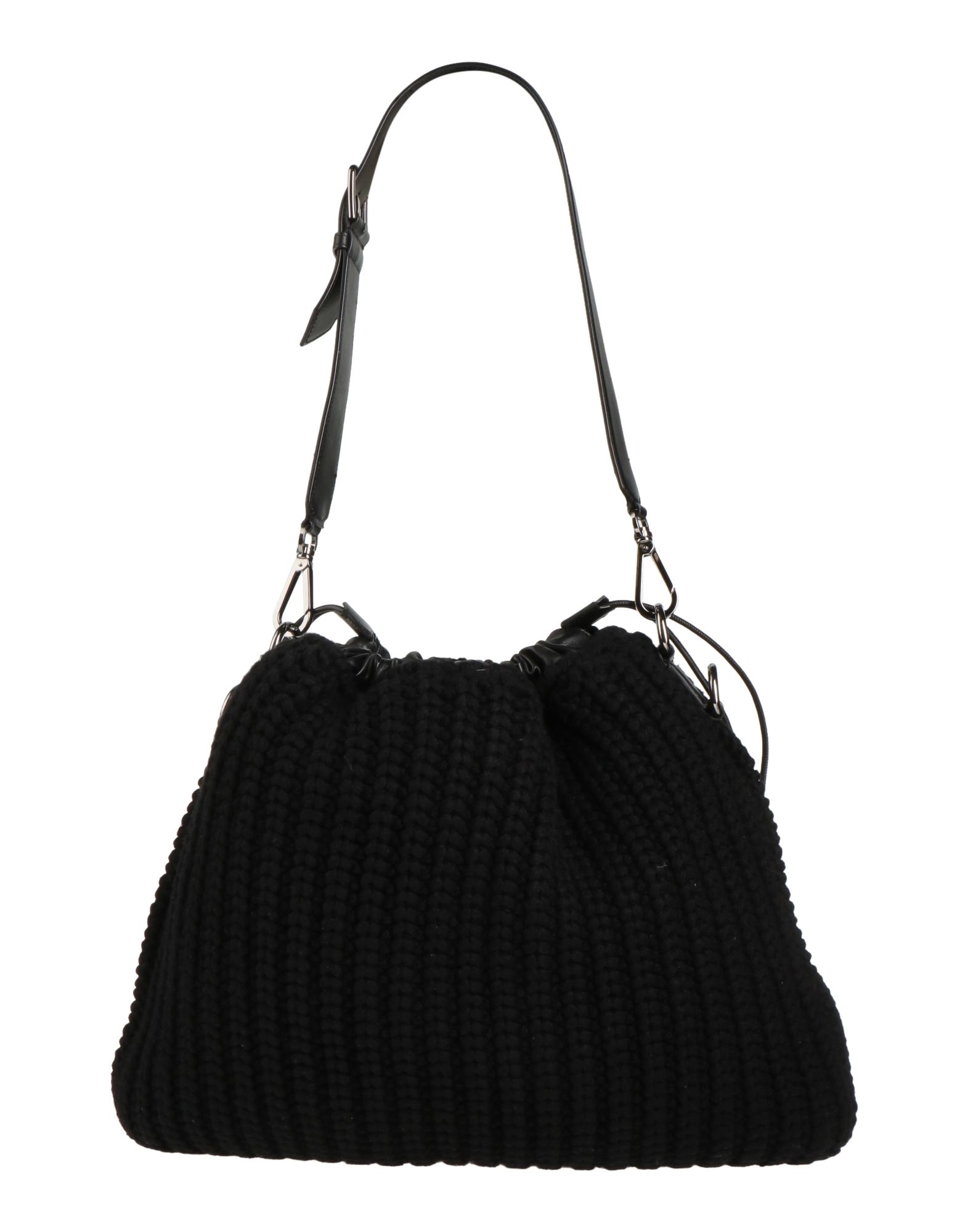 DOLCE & GABBANA DOLCE & GABBANA WOMAN SHOULDER BAG BLACK SIZE - CASHMERE, LAMBSKIN, CALFSKIN