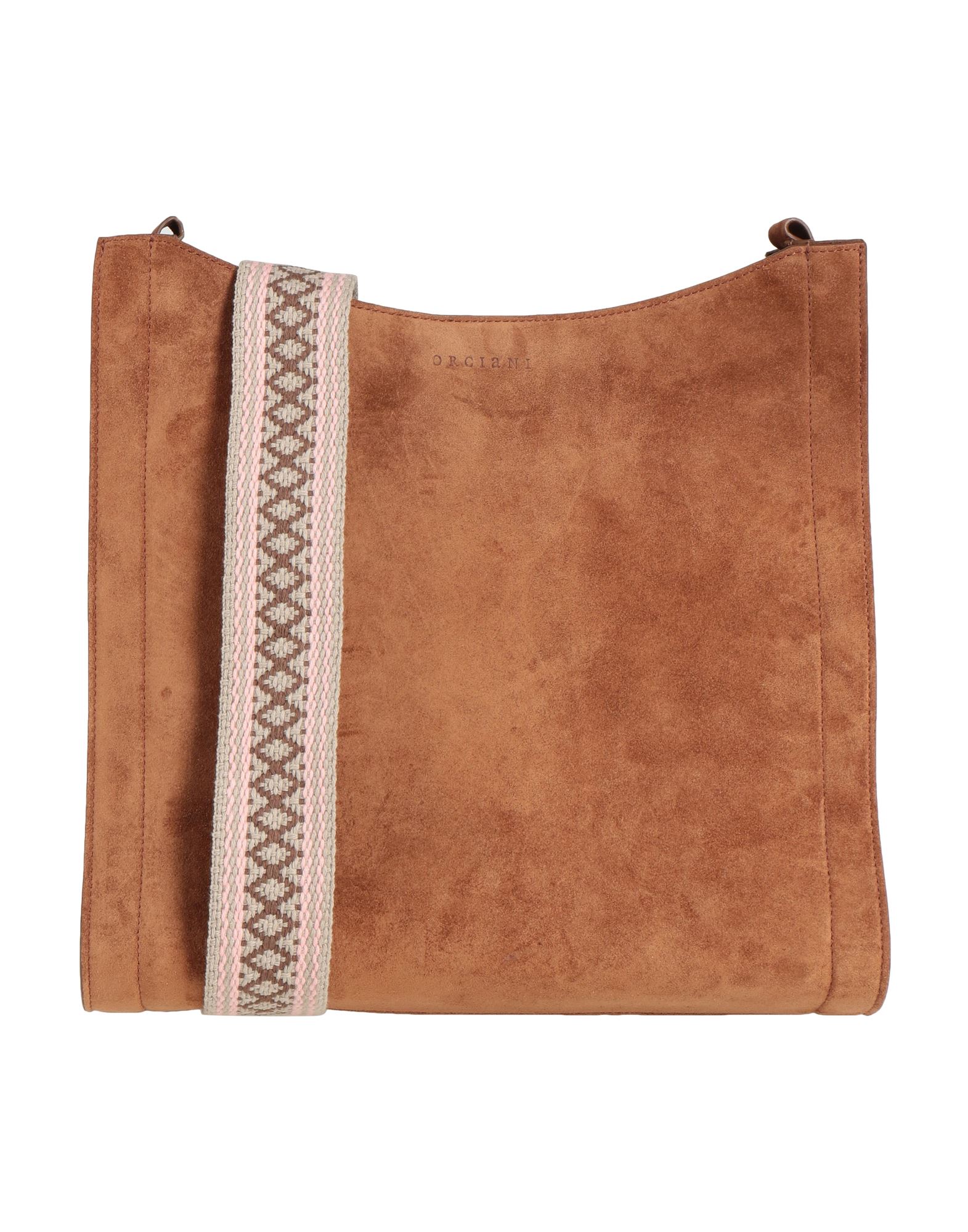 ORCIANI ORCIANI WOMAN CROSS-BODY BAG BROWN SIZE - SOFT LEATHER